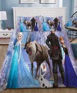 Disney Frozen Main Characters 17 Duvet Cover Bedding Set