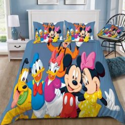 Disney Mickey Mouse And Friends Animation Bedding Set Duvet Cover & Pillow Cases