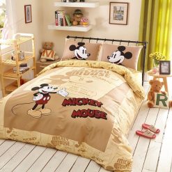 Disney Mickey Mouse Comics Bedding Sets Bedroom Idea Duvet Covers Bed Linen Blankets Sheets
