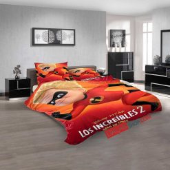 Disney Movies The Incredibles (2004) D 3d Duvet Cover Bedroom Sets Bedding Sets