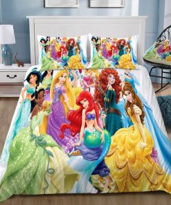 Disney Princess 23 3D Customized Duvet Cover Bedding Set