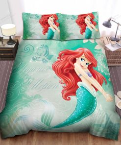 Disney Princess Ariel Elegance In Motion Bed Sheet Spread Comforter Duvet Cover Bedding Sets