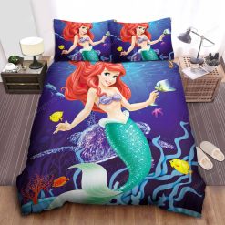 Disney Princess Ariel Poster Bed Sheet Duvet Cover Bedding Sets