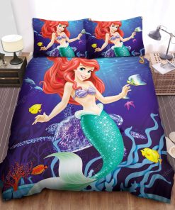Disney Princess Ariel Poster Bed Sheet Duvet Cover Bedding Sets