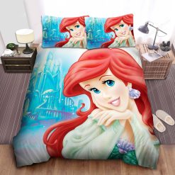 Disney Princess Ariel With Ice Castle Bed Sheet Duvet Cover Bedding Sets