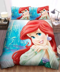Disney Princess Ariel With Ice Castle Bed Sheet Duvet Cover Bedding Sets