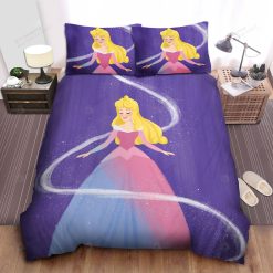 Disney Princess Aurora In Magical Changing Color Dress Bed Sheet Spread Comforter Duvet Cover Bedding Sets