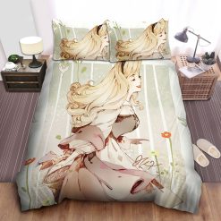 Disney Princess Aurora In Vintage Style Drawing Bed Sheet Spread Comforter Duvet Cover Bedding Sets