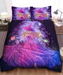 Disney Princess Aurora On Halloween Bed Sheet Spread Comforter Duvet Cover Bedding Sets