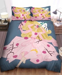 Disney Princess Aurora Surrounded By Roses Bed Sheet Spread Comforter Duvet Cover Bedding Sets