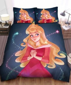 Disney Princess Aurora With Magical Spell Bed Sheet Spread Comforter Duvet Cover Bedding Sets