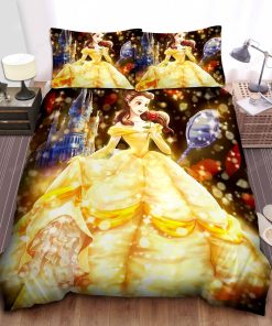 Disney Princess Belle In Magnificent Dress Bed Sheet Spread Duvet Cover Bedding Sets
