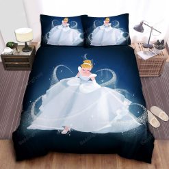 Disney Princess Cinderella Magic Transformation Bed Sheet Duvet Cover Bedding Sets