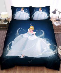 Disney Princess Cinderella Magic Transformation Bed Sheet Duvet Cover Bedding Sets