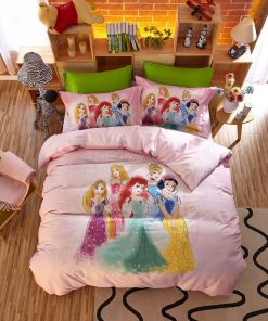 Disney Princess Friendship Adventures Bedding Set For Girls Duvet Cover & Pillow Cases