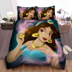 Disney Princess Jasmine & Her Magic Bed Sheets Spread Comforter Duvet Cover Bedding Sets