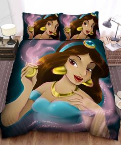 Disney Princess Jasmine & Her Magic Bed Sheets Spread Comforter Duvet Cover Bedding Sets