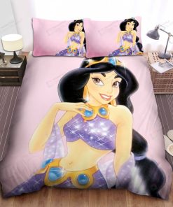Disney Princess Jasmine In Shining Dress Bed Sheets Spread Comforter Duvet Cover Bedding Sets