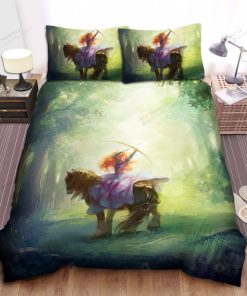 Disney Princess Merida & Angus In The Forest Bed Sheet Spread Comforter Duvet Cover Bedding Sets