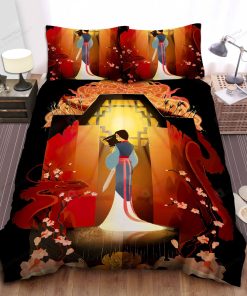 Disney Princess Mulan Artwork Bed Sheets Spread Comforter Duvet Cover Bedding Sets