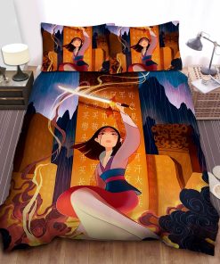 Disney Princess Mulan In Ancestor Cemetery Bed Sheets Spread Comforter Duvet Cover Bedding Sets