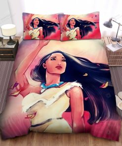 Disney Princess Pocahontas Farewell Scene Bed Sheet Spread Comforter Duvet Cover Bedding Sets
