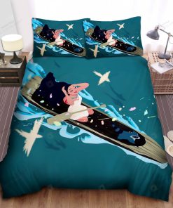 Disney Princess Pocahontas Rowing Painting Bed Sheet Spread Comforter Duvet Cover Bedding Sets