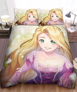 Disney Princess Rapunzel Artwork Bed Sheet Spread Comforter Duvet Cover Bedding Sets