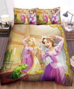 Disney Princess Rapunzel Transformation Bed Sheet Spread Comforter Duvet Cover Bedding Sets