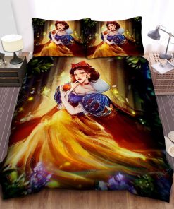 Disney Princess Snow White & The Poisoned Apple Art Bed Sheet Duvet Cover Bedding Sets