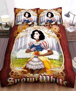 Disney Princess Snow White & The Poisoned Apple Modern Art Bed Sheet Spread Comforter Duvet Cover Bedding Sets