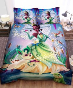 Disney Princess Tiana & Pokemon Bed Sheet Spread Duvet Cover Bedding Sets