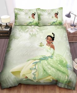 Disney Princess Tiana & The Frog Prince Good Taste Rules Bed Sheet Duvet Cover Bedding Sets