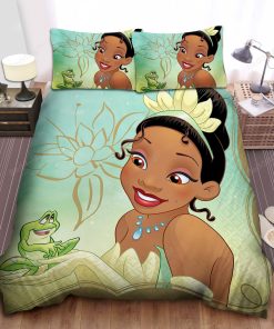Disney Princess Tiana And The Frog Bed Sheet Duvet Cover Bedding Sets
