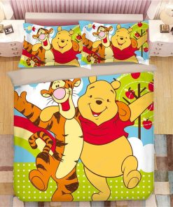 Disney-Tigger-Winnie-The-Pooh-Bedding-Set Duvet Cover & Pillow Cases