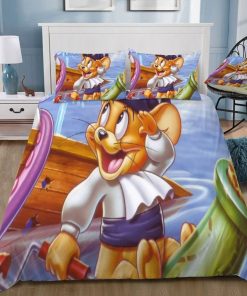 Disney Tom And Jerry 3D Customized Duvet Cover Bedding Set