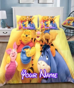 Disney Winnie The Pooh 17 Personalized Name Bedding Sets Blankets Duvet Bedroom Idea Sheets Bed Linen Covers