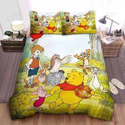 Disney Winnie The Pooh & Pals Bed Sheets Spread Comforter Duvet Cover Bedding Sets