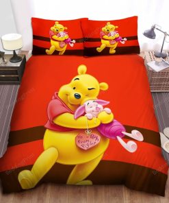 Disney Winnie The Pooh And Piglet Are Best Friends Bed Sheets Duvet Cover Bedding Sets