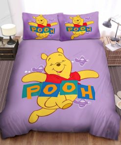 Disney Winnie The Pooh Happily In Pink Theme Bed Sheets Spread Comforter Duvet Cover Bedding Sets