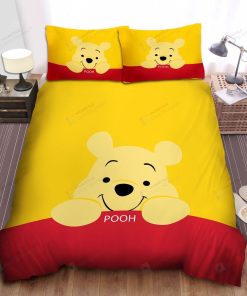 Disney Winnie The Pooh In Cute Bed Sheets Spread Comforter Duvet Cover Bedding Sets