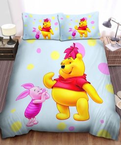 Disney Winnie The Pooh Makes Piglet Laugh Bed Sheets Duvet Cover Bedding Sets