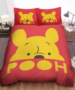 Disney Winnie The Pooh Typography Bed Sheets Duvet Cover Bedding Sets