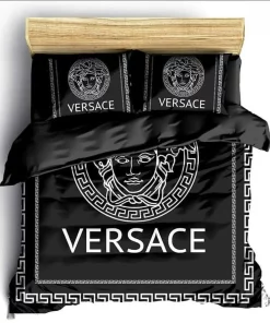 Gianni Versace Black Luxury Brand High-End Bedding Set Bedding Sets