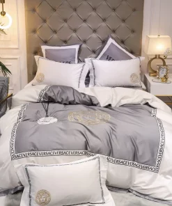 Gianni Versace White Luxury Brand High-End Bedding Set Home Decorations Bedding Sets