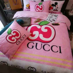 Gucci Apple Mickey Mouse Luxury Brand Bedding Set Duvet Cover Set Home Decorations Bedding Sets