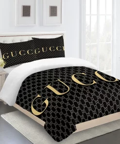 Gucci Bedding Sets Fashion Logo Type 29 Limited Luxury Bed Sets, Bedroom Sets, Comforter Sets, Duvet Cover, For Trending 2023 For Home Bedding Sets