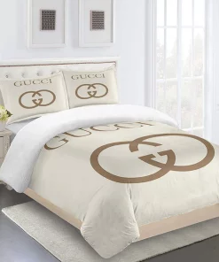 Gucci Beige Luxury Brand High-End Bedding Set Home Decorations 40 Bedding Sets