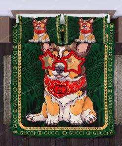 Gucci Corgi Bedding Sets Home Decoration Bedding Sets