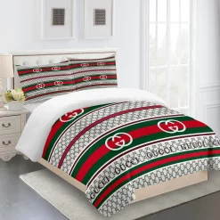 Gucci Fashion Logo Limited Luxury Brand Bedding Set Home Decorations 16 Bedding Sets